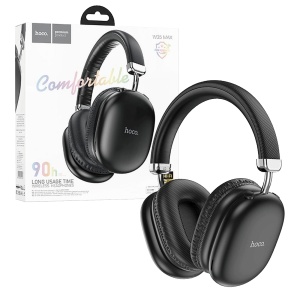 hoco. Bežične stereo slušalice, Bluetooth v5.3, 800mAh - W35 Max Joy Black - Img 1