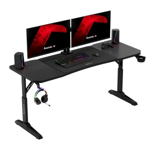 Huzaro Hero 4.6 Crni Podesivi Gaming sto 160x60cm - Img 3