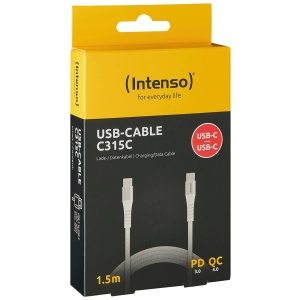 (Intenso) USB kabl za smartphone, USB type C, 1.5 met. - USB-Cable C315C - Img 1