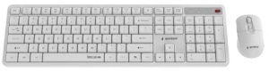 KBS-WMS-01-W Gembird Silent Key Pro Business bežièni desktop set, bela, US raspored