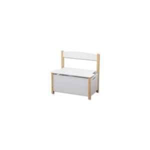 KESPER KSP17713 DEČIJA KLUPA DRVO SA KUTIJOM ZA ODLAGANJE 60X34.5X56CM BELA - Img 2