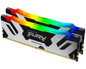 KINGSTON DIMM DDR5 48GB (2x24GB kit) 8000MT/s KF580C38RSAK2-48 FURY Renegade Silver RGB XMP