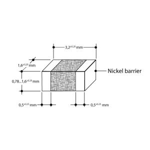 Kondenzator SMD 100nF 50V - Img 2