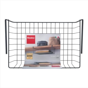 Korpa za odlaganje ispod police Kanguro40 Lava 40x26x14cm Metaltex 363040 004 Korpa za odlaganje is