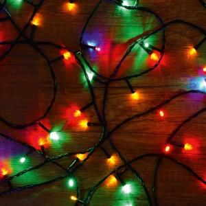 Lampice za jelku sa 200 višebojnih LED dioda - Img 1