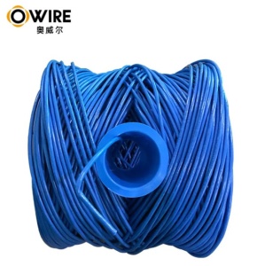 LAN FTP kabl OWIRE Cat6 Solid/CCA/0,56mm/Plavi/305m - Img 3