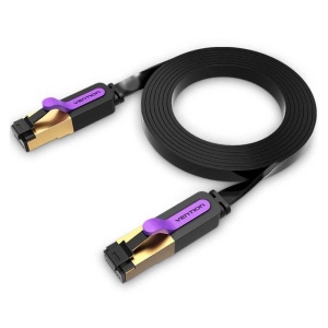 LAN STP kabl Vention ICABF Cat.7 flat 10G/600MHz 1m - Img 3