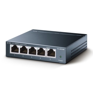LAN Switch TP-LINK TL-SG105 Gigabit 10/100/1000Mbps metal - Img 2
