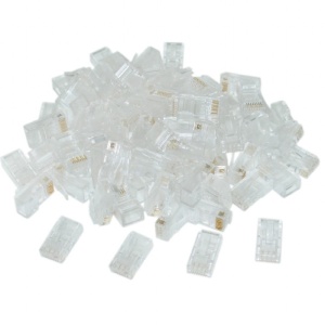 LC-8P8C-002/50 Gembird CAT6 UTP Modular plug 8P8C 30u gold plated RJ45, 50 u pak /CENA PO PAKOVANJU - Img 3