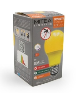 LED ECO sijalica E27 antiinsekt 9W A60 600Nm (Mosquito Repellent) 220-240V - Img 3