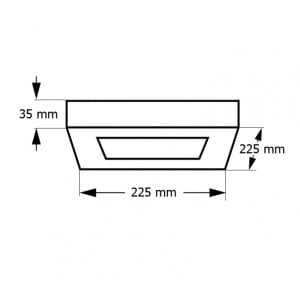 LED PANEL N/Z KNS5-18W 4000K