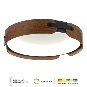 LED plafonska lampa F2097-63C BK+DWD