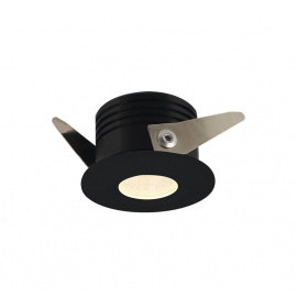 LED ROZETNA L1030-3 OKRUGLA 3W 3000K CRNA - Img 2