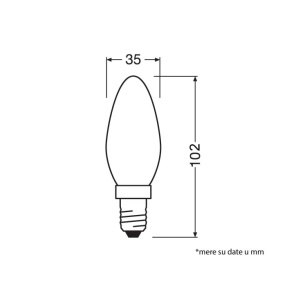 LED sijalica B25 6500K 2.8W E14 OSRAM - Img 2