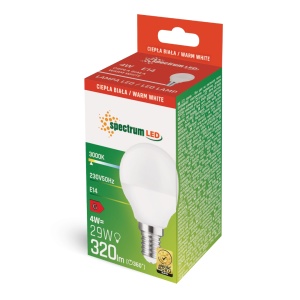 LED Sijalica E14 G45 toplo bela 4W 13030 - Img 3