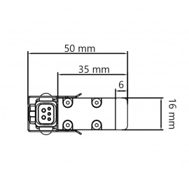 LED SVETILJKA TF-16-0106 7W RGB+4000K 24V IP65 0.5M - Img 3