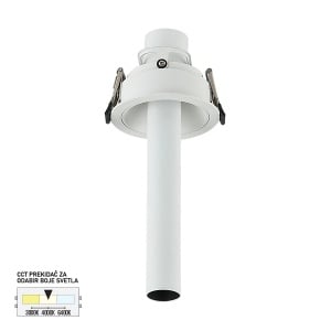 LED ugradna lampa LU-10-7 WH