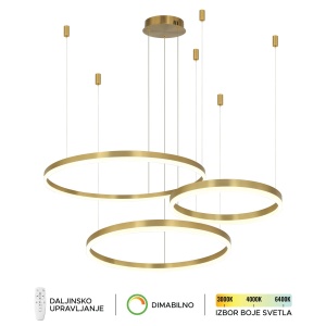LED viseća lampa F2047-130C SG - Img 2