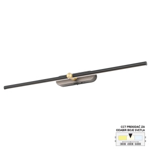 LED zidna lampa LZ009-12 BK+SG - Img 3