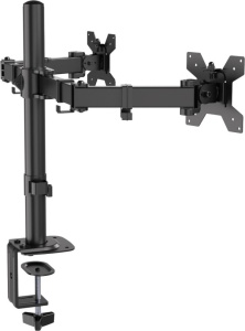 MA-D2-011 Gembird Podesivi dupli stoni drzac za monitor, tilt, 17-32 max.2x9kg (alt MA-D2-01) - Img 3