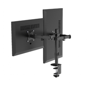 MA-D2-03 Gembird Podesivi dupli stoni drzac za monitor, tilt, 17-32 max.2x9kg - Img 2