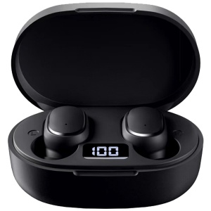 MeanIT Bežične stereo slušalice, Bluetooth v5.1, crne - TWS B60 Black