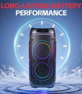Microlab PT1000PRO karaoke zvucnik 500W,Bluetooth, LED,21700/11.1V/10500 mAh,TSW,AUX,FM,USB/TF+Mik - Img 2