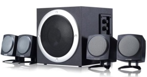 Microlab TMN-3/4.1 Aktivni drveni zvucnici 4.1 sistem 32W RMS (12W+7W*2+3W*2) 3,5mm - Img 2