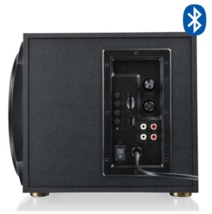 Microlab TMN9BT Aktivni drveni zvucnici 2.1 sistem 40W RMS (18W+2*11W) SD, USB, 3,5mm, Bluetooth - Img 2