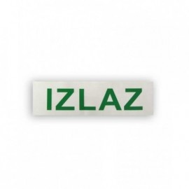 NALEPNICA 25*9CM IZLAZ - Img 2