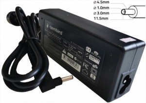 NPA90-195-4620 (DE11) Gembird punjac za laptop 90W-19.5V-4.62A, 4.5x3.0mm Black PIN - Img 2