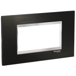 Okvir inox 4M crni-hrom LMR7734038
