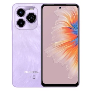Oukitel C65 violet Smart phone4G/Octa-Core/6.7"HD/128GB/4+12GB/50M/8MP/5150mAh/Android 15 - Img 1