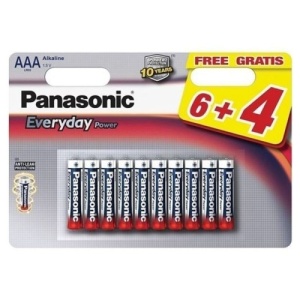 PANASONIC baterije LR6EPS/10BW-AA 10 kom 6+4F Alkalne Ever - Img 2