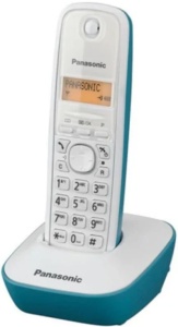 Panasonic bezicni telefon KX-TG1611SPC plavi,memorija 50 brojeva,6 melodija zvona