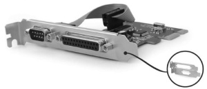 PEX-COMLPT-01 Gembird COM serial port+LPT port PCI-Express add-on card, +extra low-profile bracket - Img 2