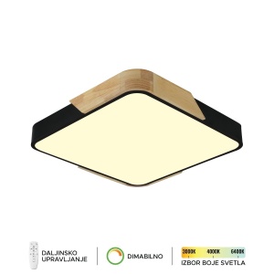 Plafonska lampa F2812-20C BK+WD - Img 2