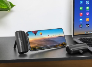 Powerbank Manhattan 1026336 5000mAh 10W/Black/USB-C - Img 2