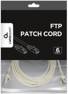 PP6-5M/W Gembird Mrezni kabl, CAT6 FTP Patch cord 5m Beli - Img 2