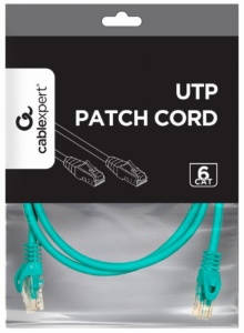 PP6U-1M/G Gembird Mrezni kabl, CAT6 UTP Patch cord 1m green - Img 2