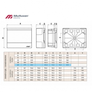 RAZVODNA TABLA 24 U/Z MUTLUSAN - Img 2