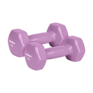 REBEL ACTIVE Bučice tegovi za ruke HEX liveni vinilni par 2x2kg RBA-2340-2
