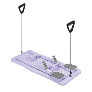 REBEL ACTIVE Kućni set za pilates - višefunkcionalna fitnes sprava 9 u 1 ljubičasta boja RBA-3069-PU