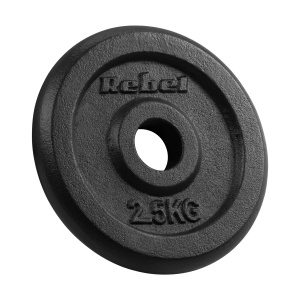 REBEL ACTIVE Liveni gvozdeni tegovi klasične ploče set 4x2.5kg / 31mm RBA-2127 - Img 2