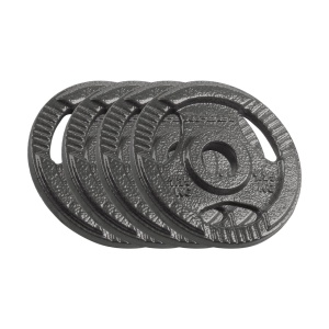 REBEL ACTIVE Liveni gvozdeni tegovi sa tri rukohvata set 4x1.25kg / 31mm RBA-2132