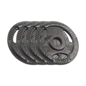 REBEL ACTIVE Liveni gvozdeni tegovi sa tri rukohvata set 4x1.25kg / 31mm RBA-2132