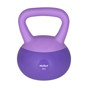 REBEL ACTIVE Meka vinilna girja rusko zvono Soft Kettlebell 8kg RBA-2333-08 - Img 2