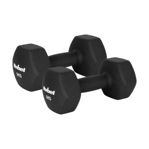 REBEL ACTIVE Neopren HEX bučice par 2x9 kg RBA-2330-9