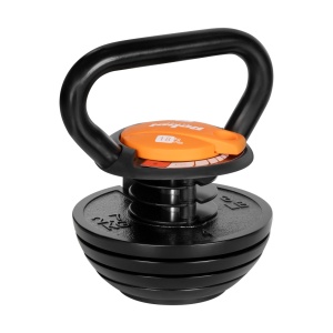 REBEL ACTIVE Podesiva liveno-gvozdena girja (kettlebell) sa automatskim podešavanjem, 18 kg, model RBA-2324-18 - Img 4