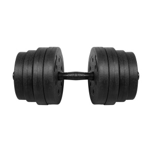 REBEL ACTIVE Podesive bučice sa gumenom oblogom, par 2x15 kg, model RBA-2328-15 - Img 4